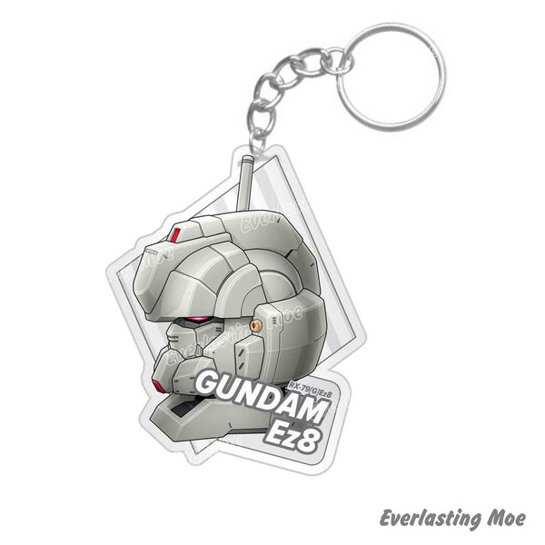 Gundam Ez8 Head - Acrylic Keychain